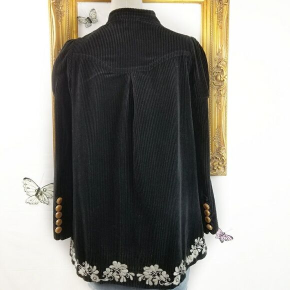 RARE anthropologie elevenses peacock corduroy - Picture 5 of 16